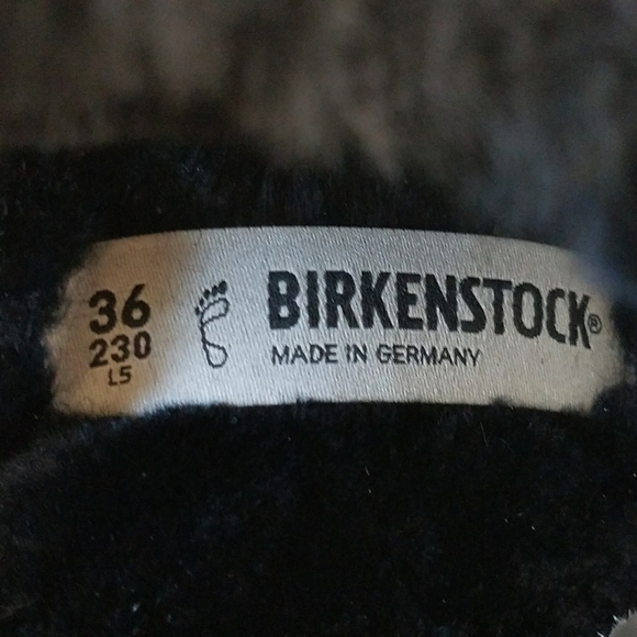 Birkenstock Tokio Shearling Oiled Leather-Shearling - Black - Picture 8 of 9